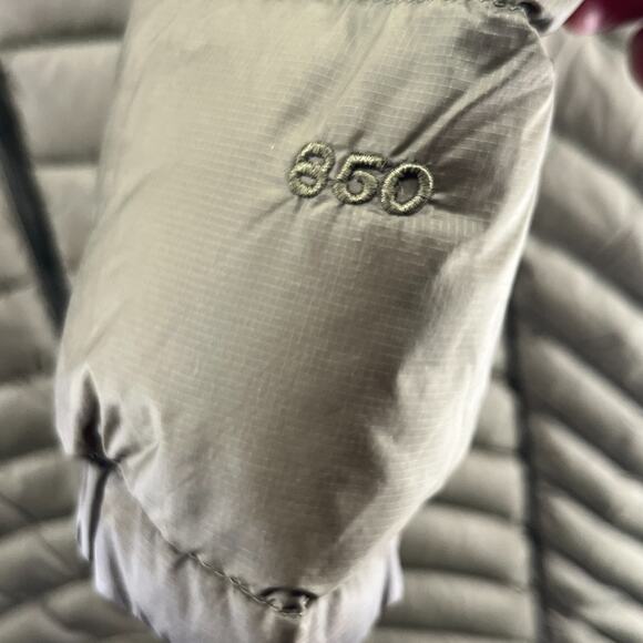 LL BEAN Coat Women XL Ultralight 850 Goose Down Hooded Jacket Parka Puffer Green - Picture 11 of 16